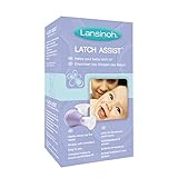 Lansinoh Latch Assist - sanfter Brustwarzenformer - erleichtert das Anlegen des Babys - inkl. Trichter in zwei Größen - BPA frei