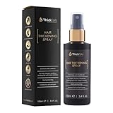ThickTails Sofortiges Haarverdichtungs-Spray für Frauen & Männer | Verleiht sofort mehr Volumen & volleres Haar | Leichtes, sulfatfreies Pre-Styling-Spray mit Koffein | Rückstandsfrei, 100 ml