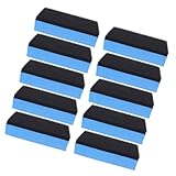 Vaguelly 10 Stück Kristallbeschichteter Schwamm Autowachs Autowaschschwämme Autowachs Pads Schaumwachs Polierpads Polierpads Auto Polierschwamm Pads Für