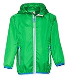 Playshoes Unisex Kinder Faltbare Regen-jacke Funktions-Jacke Regenmantel Regenbekleidung, Grün, 128 EU