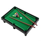 PETSTIBLE Mini-Billardtisch-Spiel, Billardtisch, Billardtisch-Set für Kinder und Erwachsene, tragbar, interaktiver Stressabbau (S)