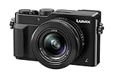 Panasonic LUMIX DMC-LX100EGK Premium Digitalkamera (12,8 Megapixel, 24-75 mm Leica DC Vario Summilux Objektiv, 4K, elektr. Sucher) schwarz