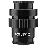 0.5X Okular C-Mount Objektiv 1/2 CTV Adapter für SZM Video Digitalkamera Triokulares Stereoskopisches Mikroskop