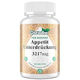 Appetitzügler für Männer 3217mg Pro Portion, Natürliche Fettverbrenner, Hochdosiertes Glucomannan aus der Konjakwurzel, Mit Grüntee-Extrakt & Chitosan, Lange Sättigung (90 Stück (1er Pack))