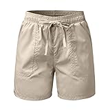 Bike Shorts Herren Outdoor Wasser Sommer schnell Frauen sportlich Workout trocken Wandershorts Shorts Hosen Trikot Shorts Home (Beige, XL)