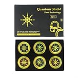 HEIBTENY Anti-Radiation Shield 5G EMF-Schutz – Handys, Laptops – 6 Aufkleber, Handy-Radiationsschutz-Aufkleber, Anti-Radiation Shield Neutralizer Blocker(gold)