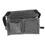 HOMSFOU Werkzeugtasche mit Verstellbarem Gürtel Multifunktionale Gürteltasche für Langlebiger Organizer mit Mehreren Taschen für Nägel Leicht und Tragbar
