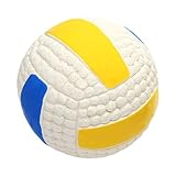Unzerstörbarer Fußballball für Hunde, robustes Spielzeug für Welpen, Kauspielzeug, Fußball, Quietschendes Hundespielzeug, unzerstörbar, interaktives Kauspielzeug