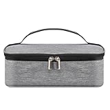 Satiskid Kleine Kühltasche Isolierte 3,2L, Faltbare Leichte Thermocase Lsoliertes Lunch-Tasche Kühlbox für Picknicks Arbeit Schule für Herren Damen (Grau)