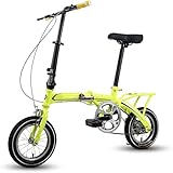 Kcolic 12 Zoll Klapprad, Kompaktes Citybike, Für Studenten Und Erwachsene, Leichtes Mini Klapprad Für Die Arbeit Fahrrad E,12inch