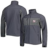 dunbrooke Herren Schwarz Tampa Bay Buccaneers Zephyr Softshell Jacke mit durchgehendem Reißverschluss