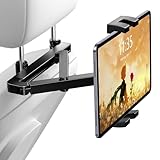 YGVQN Tablet-Halterung für Auto, [Stabilisierung] Halterung für Autositz, 360 ° drehbar, verstellbar, Befestigung für iPad/Switch/Phone 4,7 – 10,5 Zoll