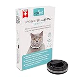 OptiPet x1 Ungezieferhalsband für Katzen | 4 Monate Schutz gegen Flöhe Zecken Mücken Milben - reflektierend, für Katzen ab 12 Wochen | Flohhalsband Katzen/Zeckenhalsband für Zeckenschutz Katze