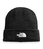 THE NORTH FACE NF0A3FJXJK3 TNF Logo Box Cuffed Beanie Hat Unisex Adult Black Größe OS