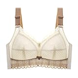 Bügelloser Top Stütz BH Leichter für Hängende Brüste Shaper-BH Große Klassische Bra Soft Stretch Bustier Nudefarben Gepolstert Wohlfühl-BH Bequem Unsichtbar Bralette Weicher T-Shirts