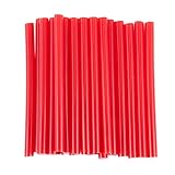 Huusuei 20 StüCke Rot Hot Melt Klebepistole Klebestifte 7X100Mm für Handwerk Modell