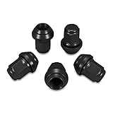20x Radmutter SCHWARZ M12x1,5x34 Kegel 60° SW19 beweglich D28mm + 1x Radschraubenbeutel