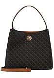 L.CREDI Handtasche Filiberta mit Label-Applikationen