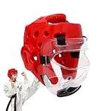 ETUCYNG Kampfsport Kopfschutz ABS & Kickboxen Gesichtsschutz Atmungsaktives Mesh Für Maximale Belüftung Ideal Für Training, Wettkampf Und Kinder-Selbstverteidigung