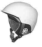 Skihelm Kinder Junior Snowboard Helm Ski für Mädchen Jungen Jugend Kleinkinder Snowboardhelm Schutz zum Skifahren inkl. Skibrillenhalterung Skaterhelm Größe XS S Kopfumfang 47-51cm (Weiß)