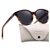 AVAWAY Retro Polarisierte Damen Sonnenbrille Outdoor UV 400 Brille für Fahren Angeln Reisen, Acetat-Rahmen