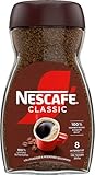 NESCAFÉ CLASSIC, löslicher Bohnenkaffee aus mitteldunkel gerösteten Kaffeebohnen, kräftiger Geschmack & intensives Aroma, koffeinhaltig, 1er Pack (1 x 200g)