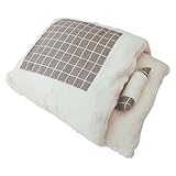 Bequemer Katzenschlafsack – hygienische und bequeme Schlafmatte für Auto, dickes und warmes Katzenbett für Katzen | Große Katzentasche aus weichem Plüsch, waschbar, mit Tasche