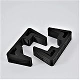 3D Cabin Halterung kompatibel mit PS4-Konsole, vertikaler Ständer, verstellbar (PS4 / PS4 Slim / PS4 PRO) (ORIGINAL, Schwarz)