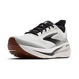 Brooks Glycerin 23 Neutral Herren-Laufschuh, Weiß/Schwarz/Gummi, 45,5 cm breit