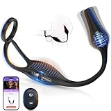 Penisring Sex Spielzeug für die Männer Prostata Stimulation, Penis Ring Vibrator Erotik Sexspielzeug für Paare Extrem Sex, Sex Spielzeug für die Paare 7 Vibrationsmodi Cockring Massagegerät Sex Toy