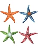 BARRU 4 pcs Seestern Tauchspielzeug Pool Spielzeug, Tauchtiere für Kinder Tauchringe Tauchtorpedo Schwimmen Schwimmbad Sommerpool Schwimmspielzeug