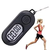 Stoppuhr Timer - Zeitmesser Schlüsselanhänger Outdoor,Digitaler Timer im Taschenformat für Küche, Training, Dusche und Studium
