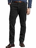 Elegancity Cord Hose Herren Schwarz Chinohose Regular Fit Business Anzughose Einfarbig Mit Bundgummi XL