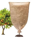 Jute Pflanzenabdeckung Frostschutz, Jutesäcke Frostschutz Für Gemüse, Kälteschutz Umhüllung Für Bäume Gemüse Blumen Garten Bei Frost Regen Schnee
