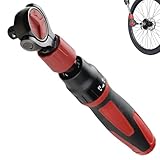 Akku-Ratsche – Stahl + Silikon 29,5 x 4 x 4 cm | Ergonomischer 72-Zahn-Schwenkkopf, umkehrbarer Ein-Aus-Steckschlüssel | Ratschenschlüssel mit rutschfestem Griff für die Kfz-Reparatur und die Wartung