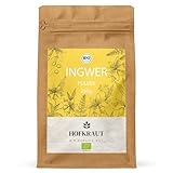HOFKRAUT | Bio Ingwer Pulver 250g | Ideal für Tee, Backen und Kochen | Rückstandskontrolliert