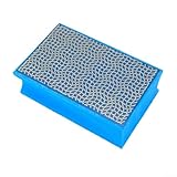 Galvanik-Schleifklotz mit 4 Körnungen 60/100/200/400 zum Handschleifen und Polieren auf Glas, Holz, Marmor und Metall Surfa (Körnung 400)