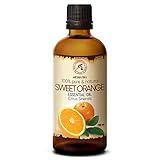Orangenöl Süß 100 ml - Reines Ätherisches Orange Öl - Aromatherapie - Aroma Diffuser - Ätherisches Öl für Schönheit - Massage - Diffuser - Duftlampe - Raumduft - Sweet Orange