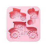 EIHI Silikon Backform Traktor 3d Traktor Backform Backform Traktor Kinder Für Die Kindergeburtstagsfeier Können Daraus Kuchen, Schokolade, Dessertpudding Usw, Hergestellt Werden, 1 Stück