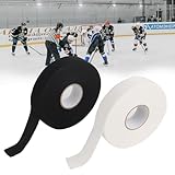 2Pcs Eishockey Schläger Tape Hockeyschläger Tape Self Adhesive Hockey Stick Eishockey Hockeyschläger Tape Eishockey Schläger Tape Hockey-Klebeband für Eishockey Golf Tennis Squash Badminton Baseball