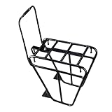 Amesor Mountainbike Frontträger - Aluminium Fahrradgepäckträger | Fahrradzubehör für Gepäck Fitness Angeln Backpacking Camping Outdoor Sport Familie und Freunde