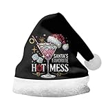Weihnachts Mütze Weihnachtsbaumhut Gestrickte Weihnachtsmütze Für Erwachsene Und Kinder Nikolausmütze Plüsch Rand Weihnachtsfeier Rot Weihnachtsmann Mütze Elastische Weich