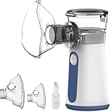 Inhalationsgerät Kinder Inhaliergeräte für Erwachsene Baby Inhalator Vernebler set mit Masken & Düse, Tragbar und Leisel, Automatische Reinigungsfunktion, Inhalator für Atemwegserkrankungen Wirksam