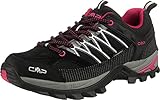 CMP Damen Rigel Low WMN Shoe WP Trekking-Schuhe, Nero-Glacier, 42 EU