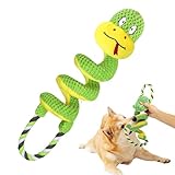 Spielzeug für Hunde, Plüsch -Welpenspielzeug mit Pull -Seil | Crinkle Plüsch Haustier liefert interaktives Zahnen gefülltes Tier für kleine Hunde, Innen- und Außenbereiche