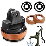 YUJUVI Ersatzkolben für Schwengelpumpen Kolben Komplett für Wasserpumpen Typ 75 mit 5 Zusätzlichem Dichtungsring komplett Gartenpumpe Handschwengelpumpe Handpumpe Typ 75