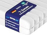 Betten-ABC - Matratze (KSP-500) - 90x200 cm (H3) - 7-Zonen Matratze aus Kaltschaum - Hypoallergen & Antibakteriell - Oeko-TEX® Zertifiziert - Bezug abnehmbar & waschbar - Lieferung per Paket