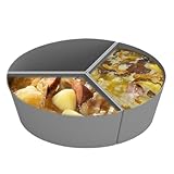 Trennwand für Slow Cooker, Trennwände für Kochtöpfe – Teiler für Kochtopf und Schongarer, Trennwand aus Silikon, wiederverwendbar, wasserdicht, zum Kochen von drei Gerichten auf einmal