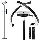 OTREN LED Stehlampe Wohnzimmer, RGB Deckenfluter LED Dimmbar 28W Modern Stehlampe, 3000K-6000K Stehleuchte Dimmbar mit Fernbedienung&Touch Steuerung, Standlampe LED für Schlafzimmer, Büro