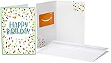 Amazon.de Gutschein in Grußkarte (Geburtstagskonfetti)